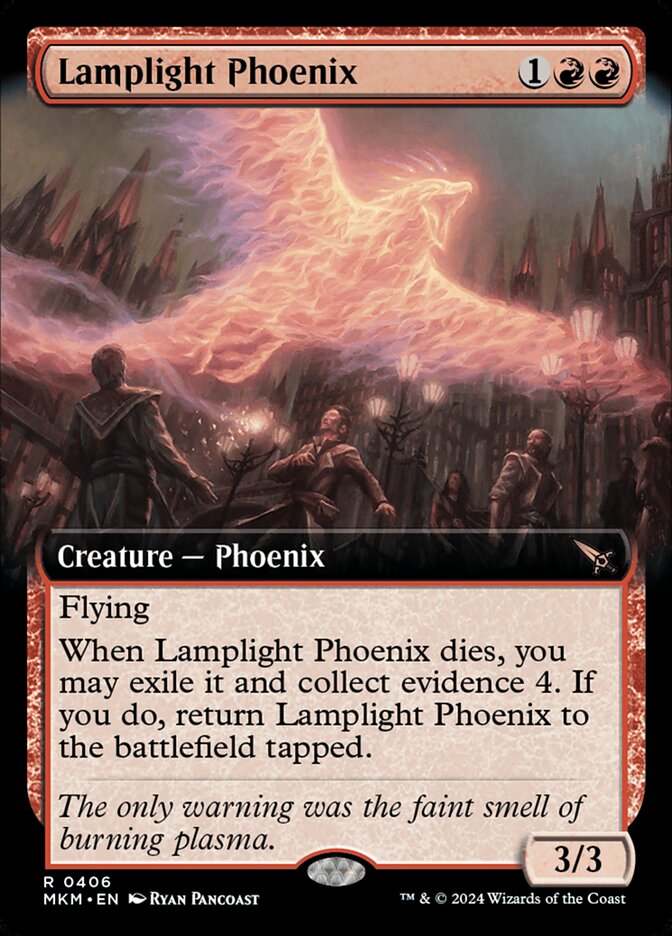 Lamplight Phoenix - Extended Art - Foil