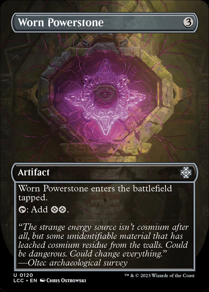 Worn Powerstone - Borderless - Foil