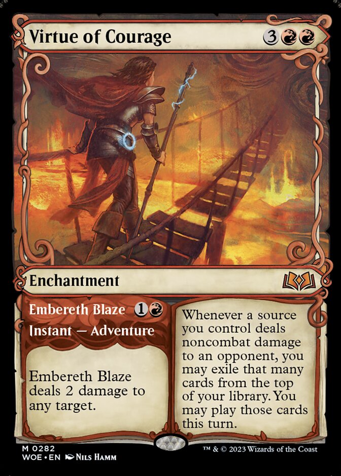 Virtue of Courage // Embereth Blaze - Showcase - Foil