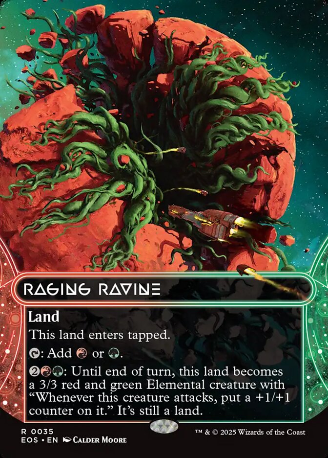 Raging Ravine - Borderless - Foil