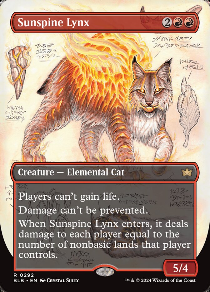 Sunspine Lynx - Borderless - Foil