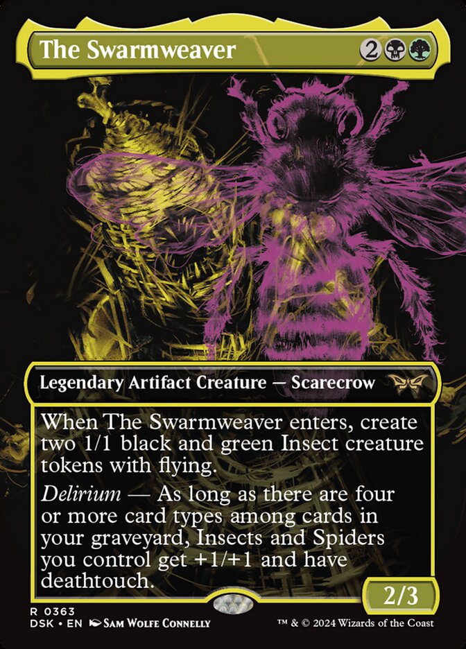 The Swarmweaver - Double Exposure - Borderless - Foil