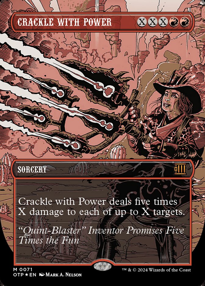 Crackle with Power - Textured - Foil