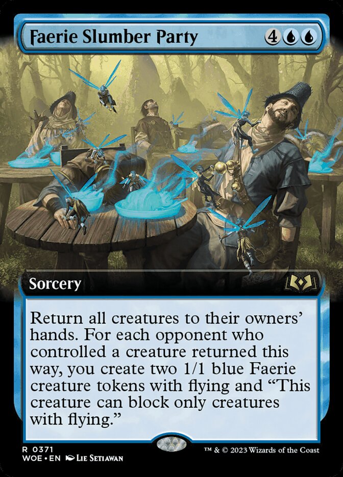 Faerie Slumber Party - Extended Art - Foil