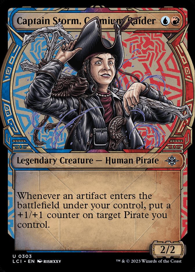 Captain Storm, Cosmium Raider - Showcase - Foil