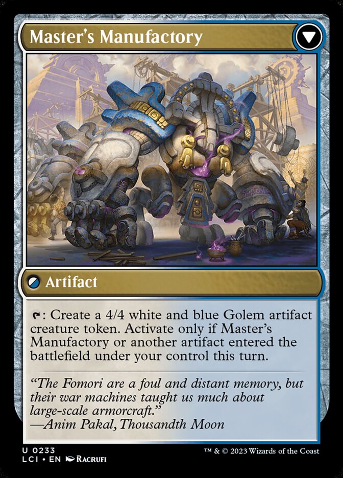 Master's Guide-Mural // Master's Manufactory - Foil