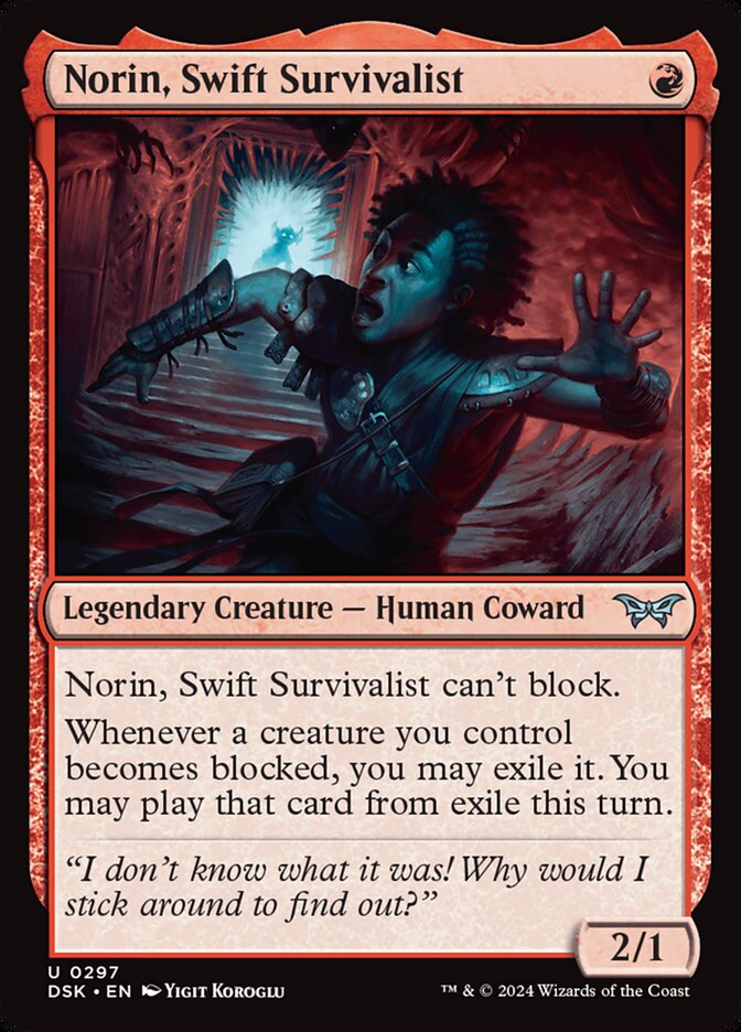 Norin, Swift Survivalist - Lurking Evil - Foil