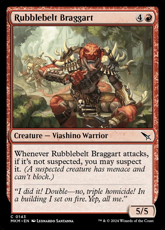 Rubblebelt Braggart - Foil