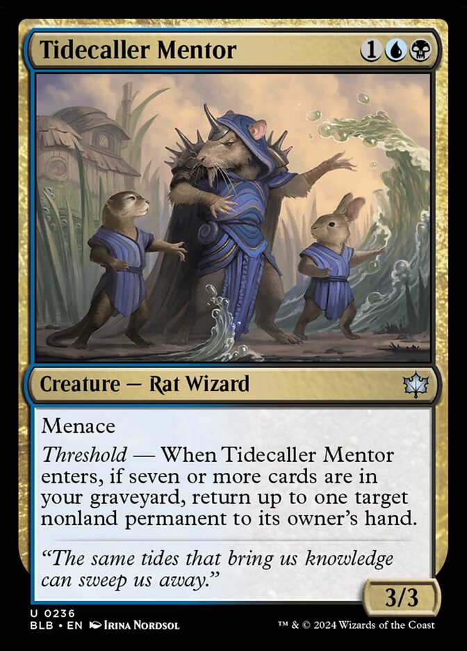 Tidecaller Mentor - Foil