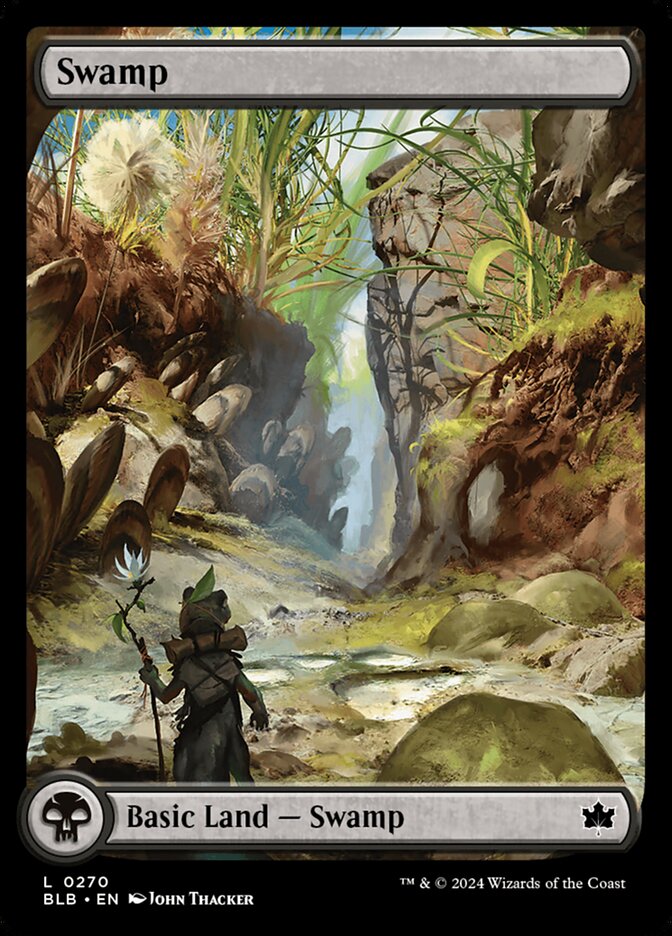 Swamp - Full Art (Spring)