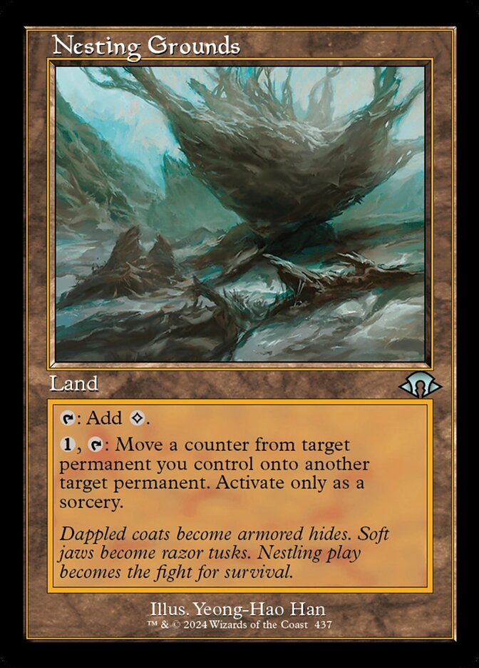 Nesting Grounds - Retro Frame - Foil