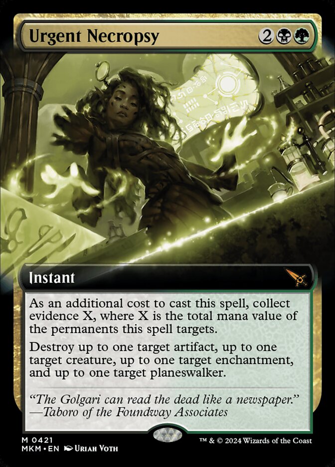 Urgent Necropsy - Extended Art - Foil