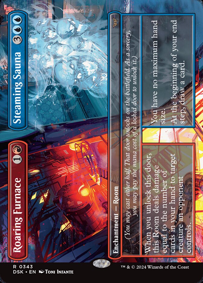 Roaring Furnace // Steaming Sauna - Borderless - Foil