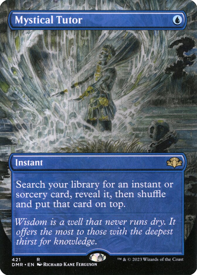 Mystical Tutor - Borderless - Foil