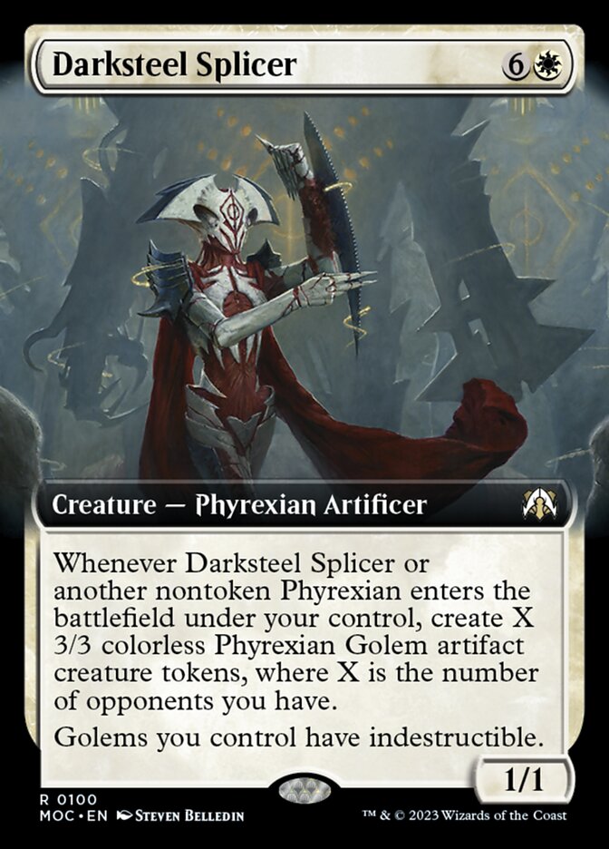 Darksteel Splicer - Extended Art
