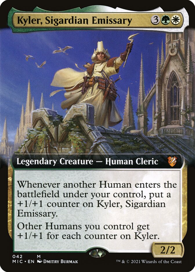 Kyler, Sigardian Emissary - Extended Art