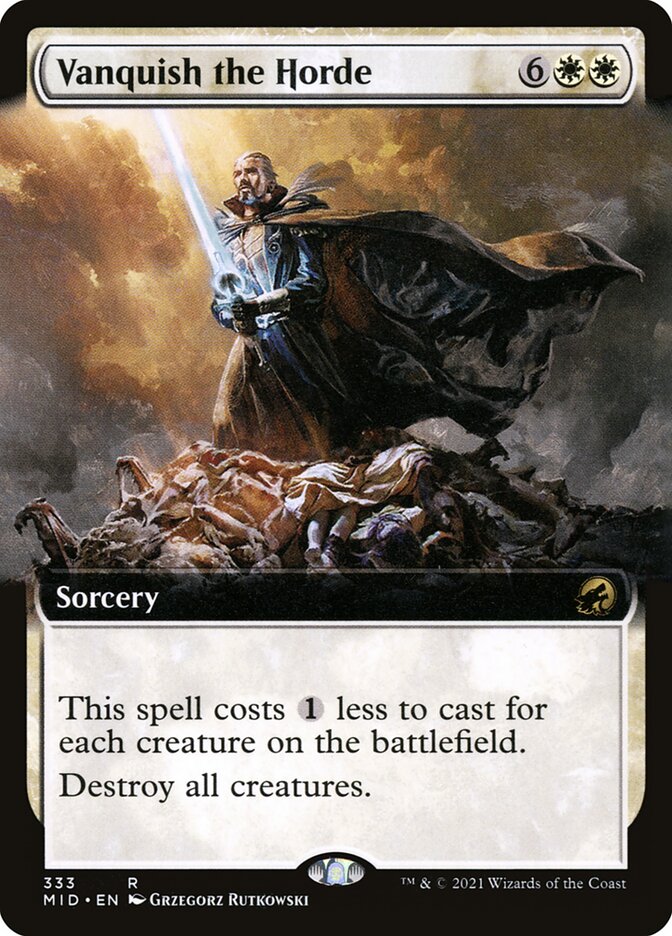 Vanquish the Horde - Extended Art - Foil