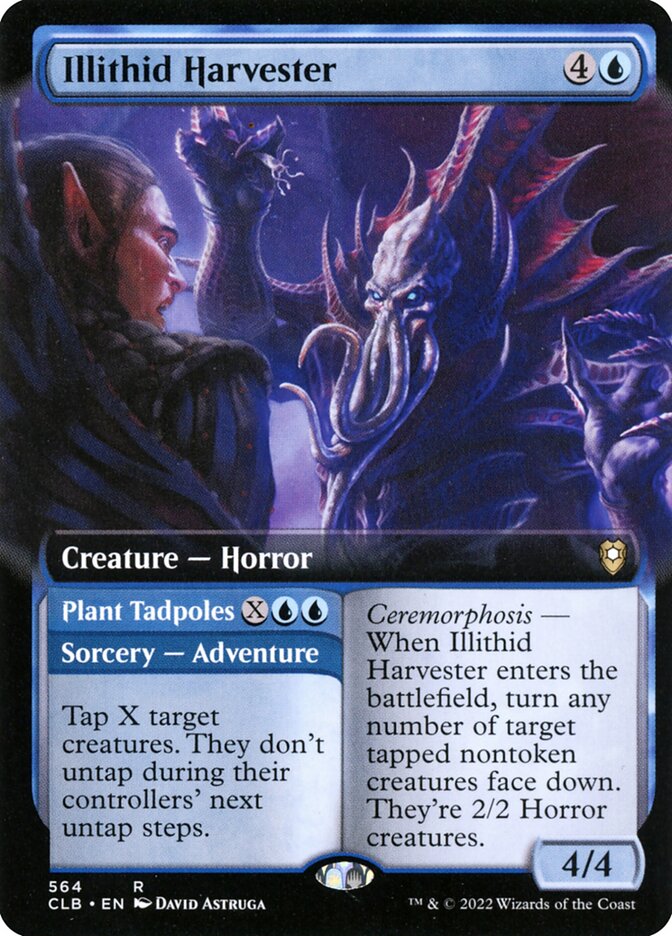 Illithid Harvester // Plant Tadpoles - Extended Art - Foil