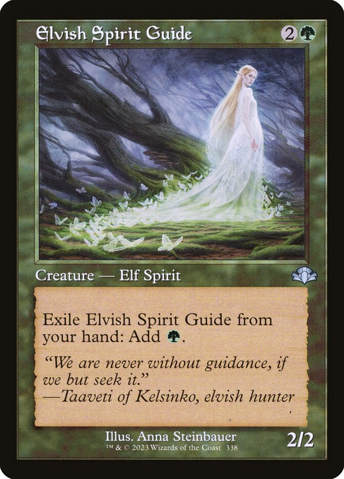 Elvish Spirit Guide - Retro Frame