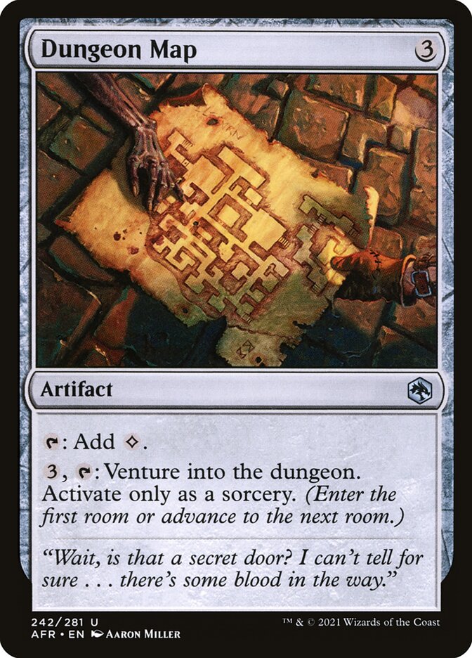 Dungeon Map - Foil