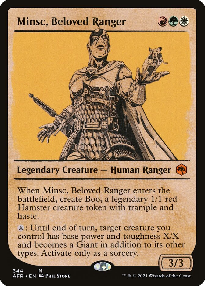 Minsc, Beloved Ranger - Showcase - Foil