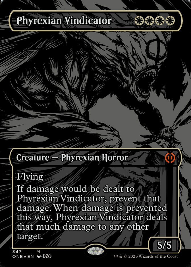 Phyrexian Vindicator - Oil Slick - Foil