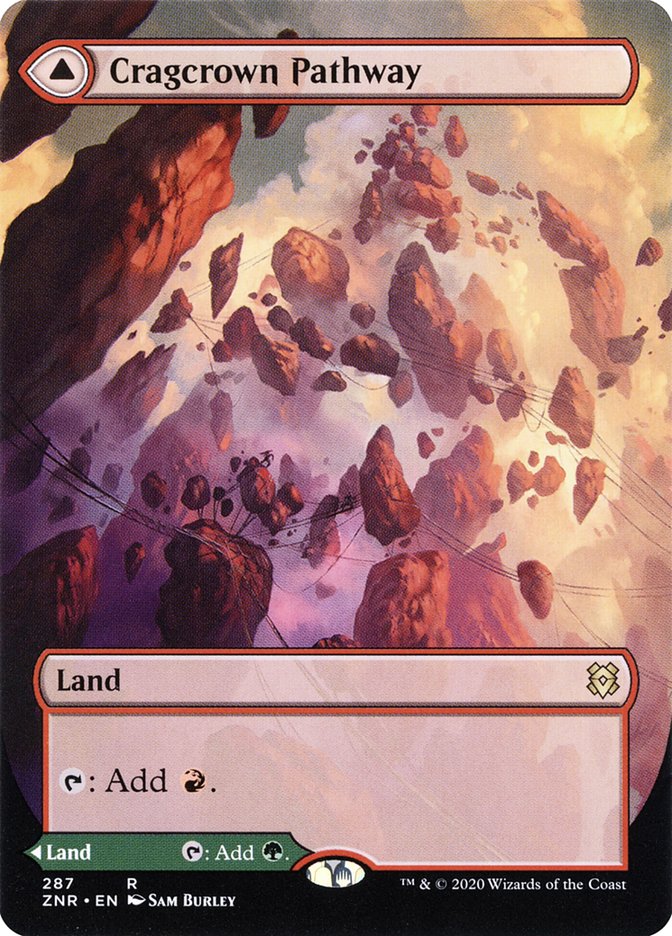 Cragcrown Pathway // Timbercrown Pathway - Borderless - Foil