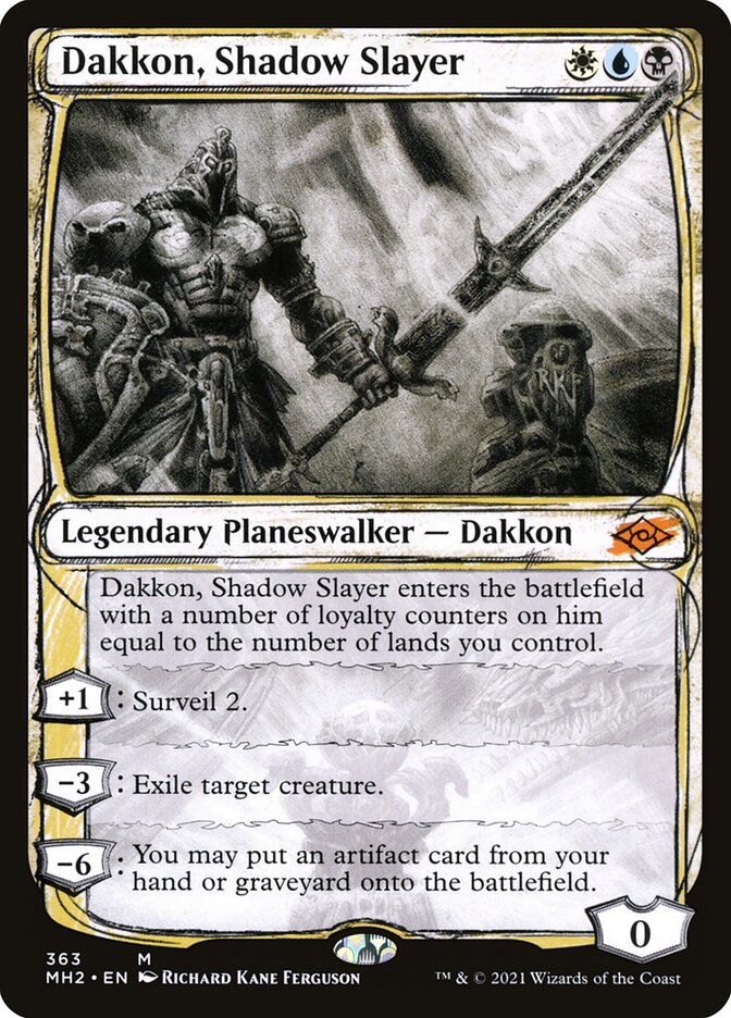 Dakkon, Shadow Slayer - Sketch Art