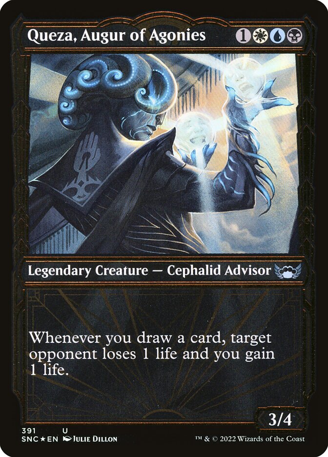 Queza, Augur of Agonies - Gilded - Foil