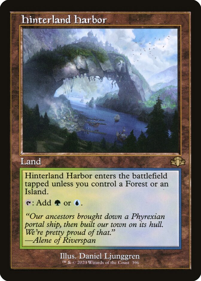 Hinterland Harbor - Retro Frame - Foil