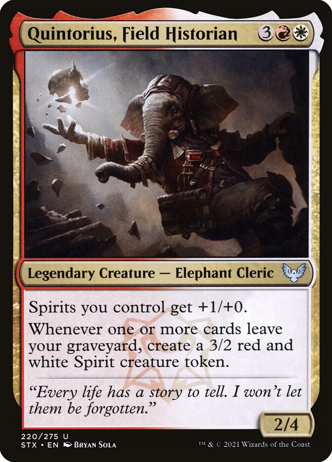 Quintorius, Field Historian - Foil