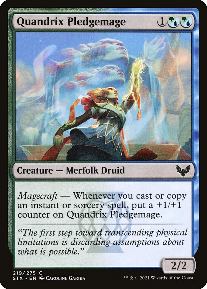 Quandrix Pledgemage - Foil