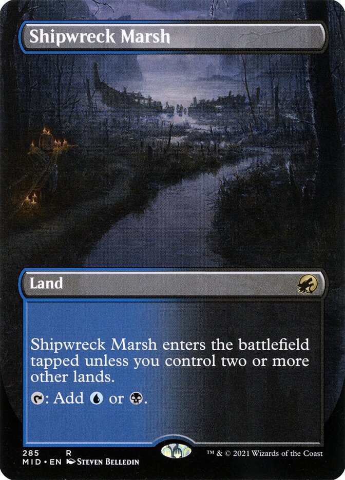 Shipwreck Marsh - Borderless - Foil