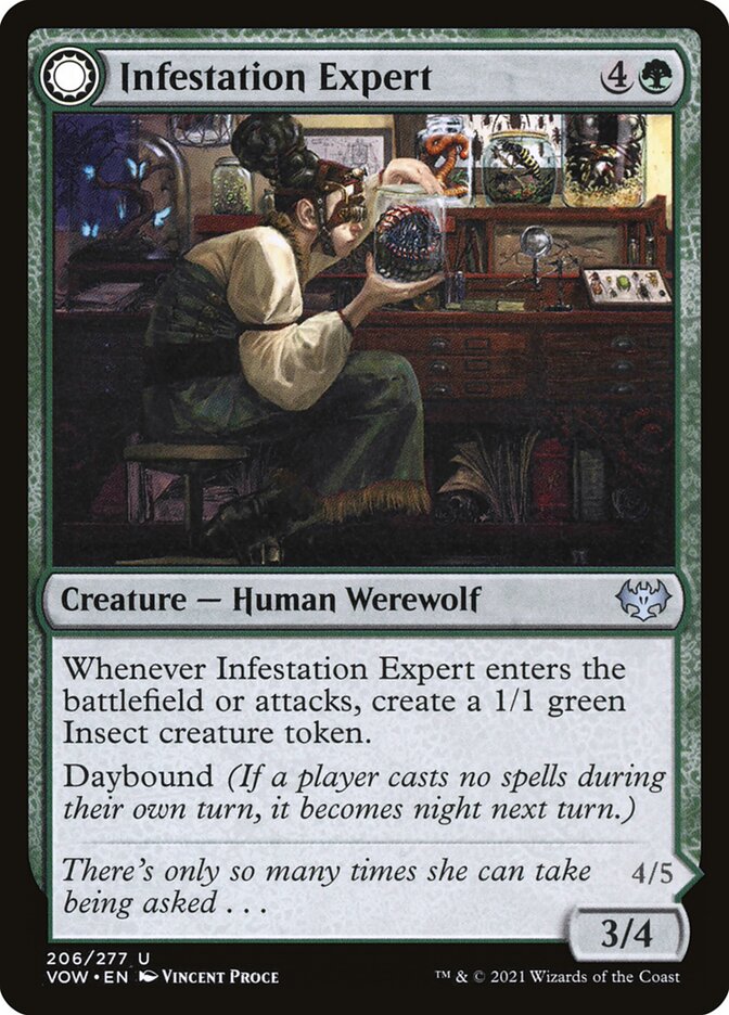 Infestation Expert // Infested Werewolf - Foil