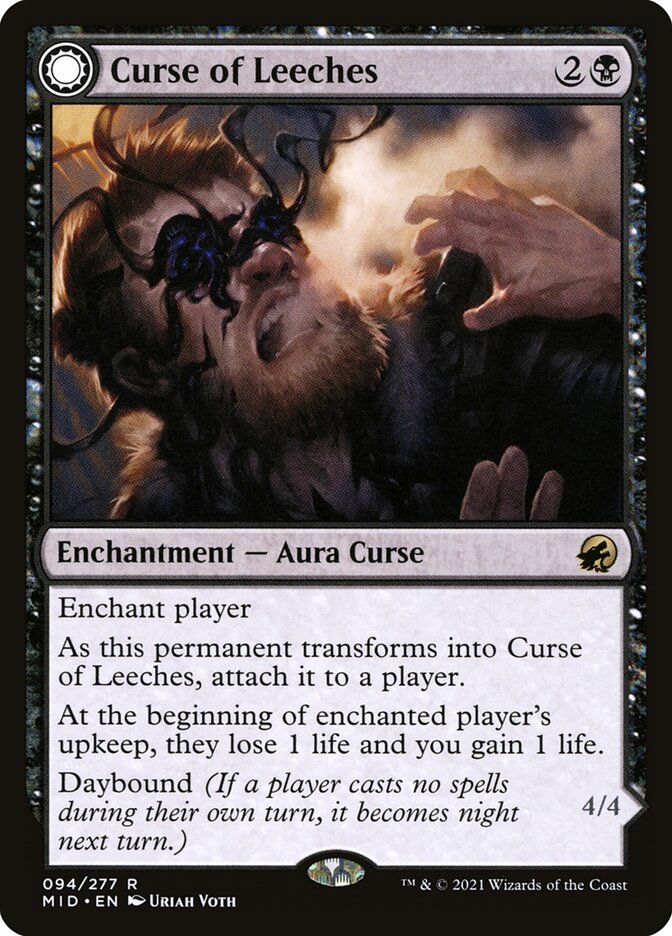 Curse of Leeches // Leeching Lurker - Foil
