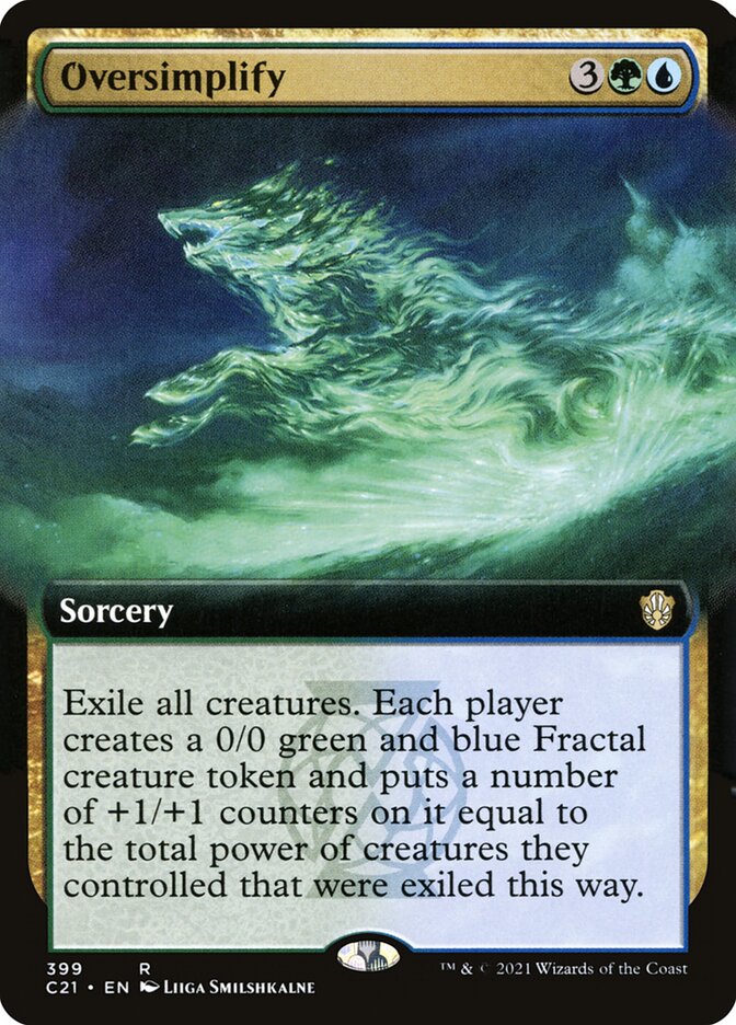 Oversimplify - Extended Art
