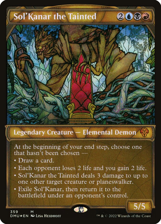 Sol'Kanar the Tainted - Textured - Foil