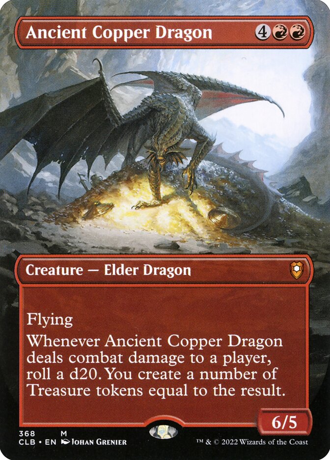 Ancient Copper Dragon - Borderless - Foil