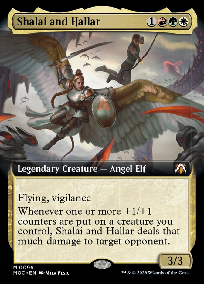 Shalai and Hallar - Extended Art - Foil