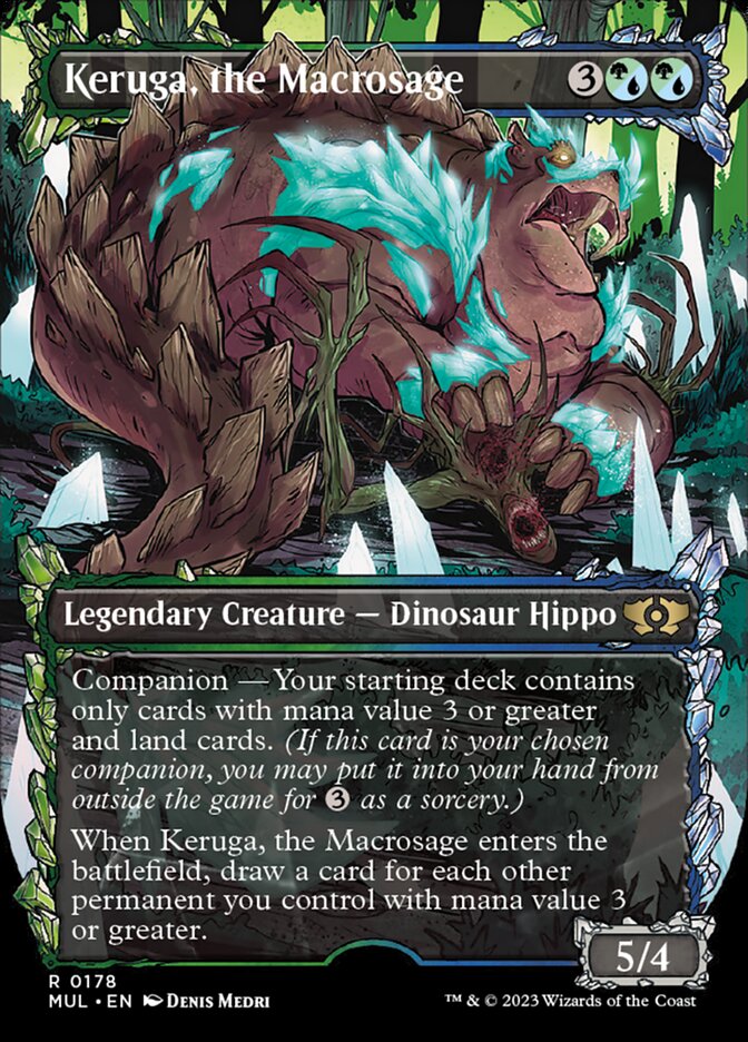 Keruga, the Macrosage - Borderless Halo Foil