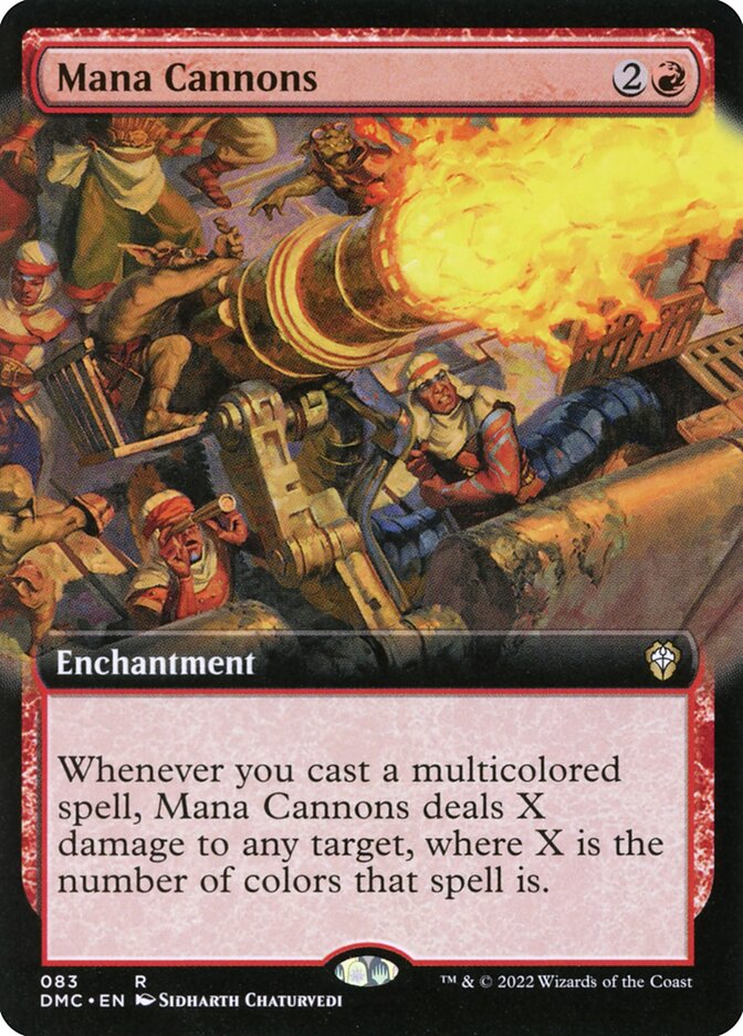 Mana Cannons - Extended Art - Foil
