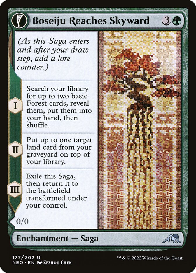 Boseiju Reaches Skyward // Branch of Boseiju - Foil