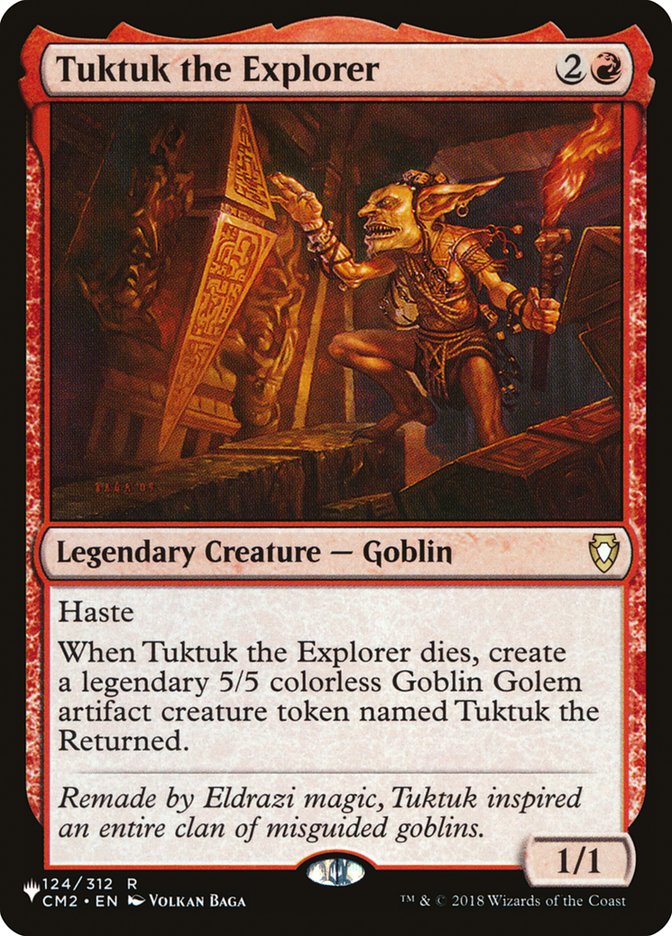 Tuktuk the Explorer - The List
