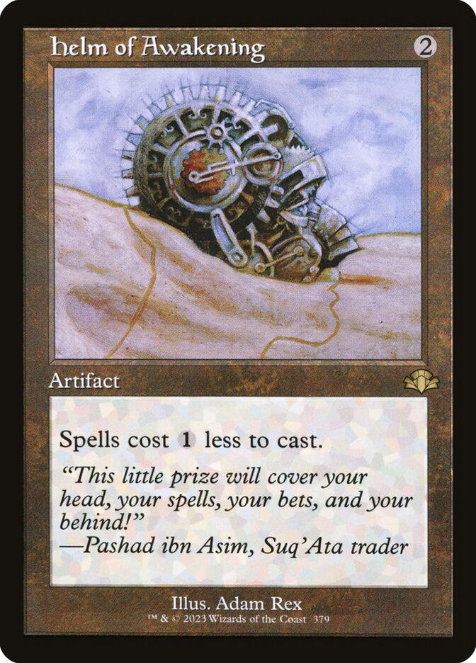 Helm of Awakening - Retro Frame - Foil