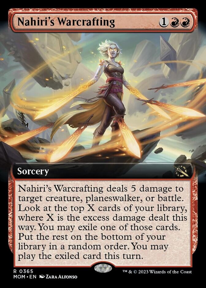 Nahiri's Warcrafting - Extended Art - Foil