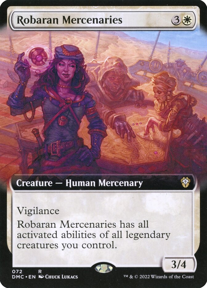 Robaran Mercenaries - Extended Art - Foil