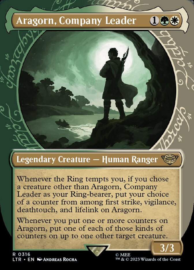 Aragorn, Company Leader - Showcase - Foil