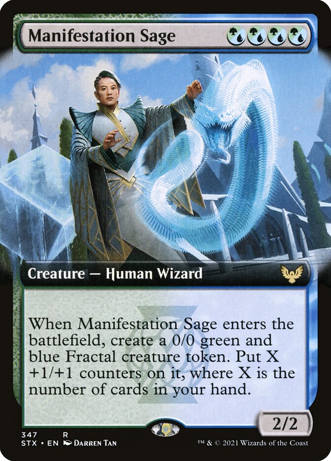 Manifestation Sage - Extended Art - Foil