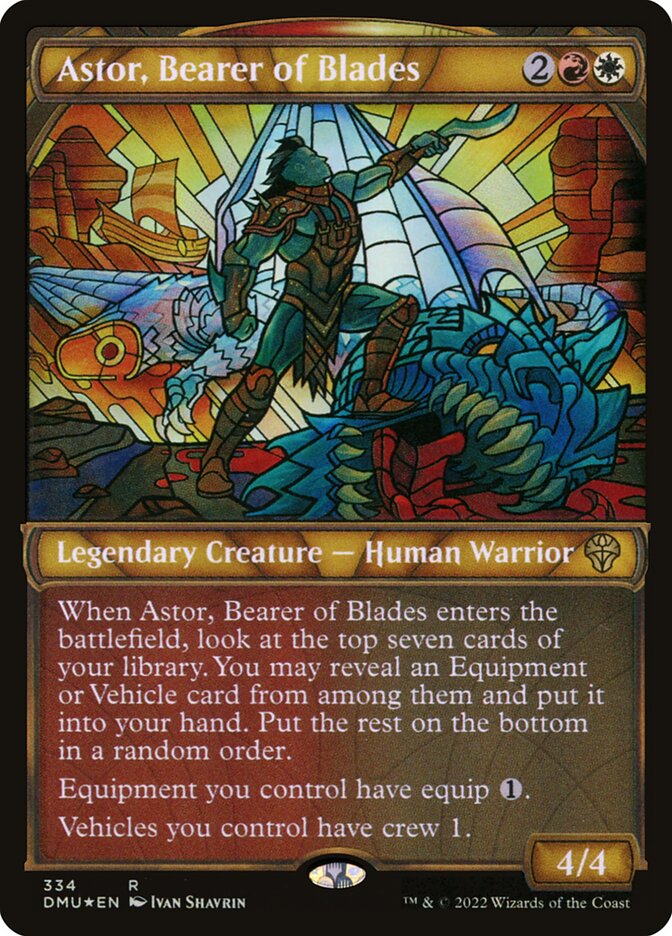 Astor, Bearer of Blades - Textured - Foil
