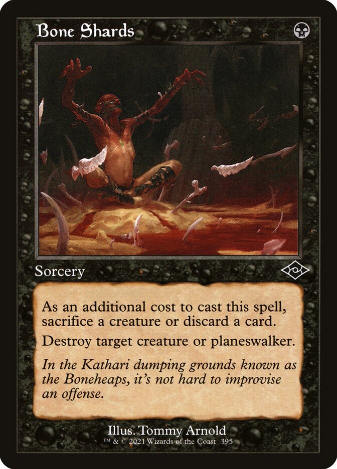Bone Shards - Retro Frame - Foil